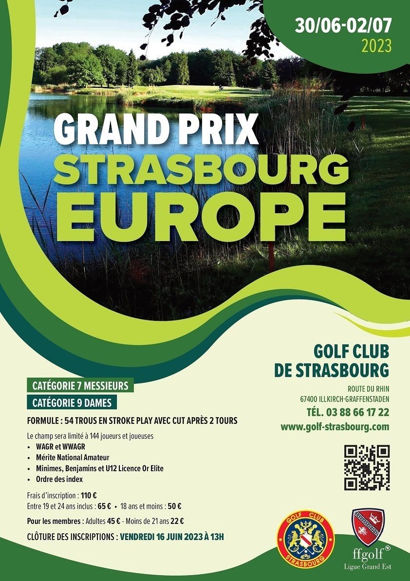 Golf Club de Strasbourg Actualités Grandprix Strasbourg Europe